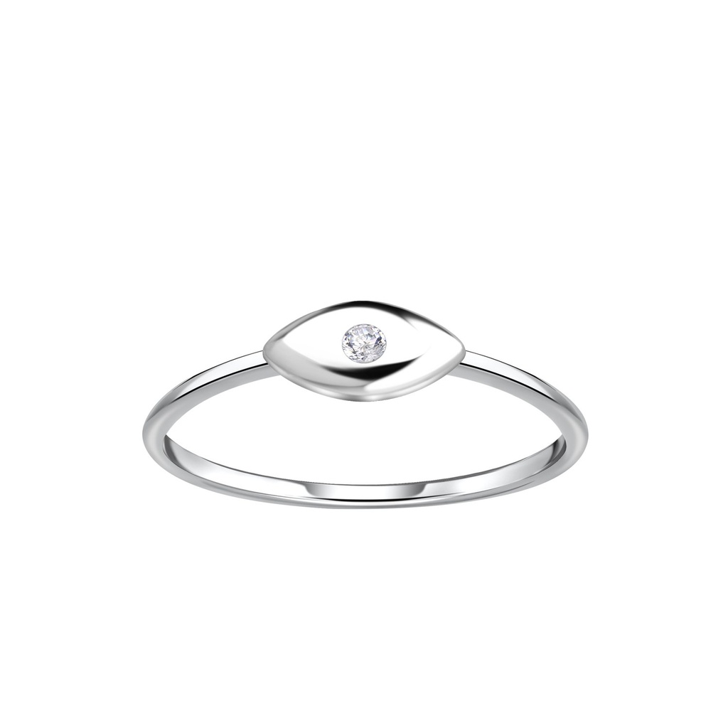 Bague œil protecteur en argent