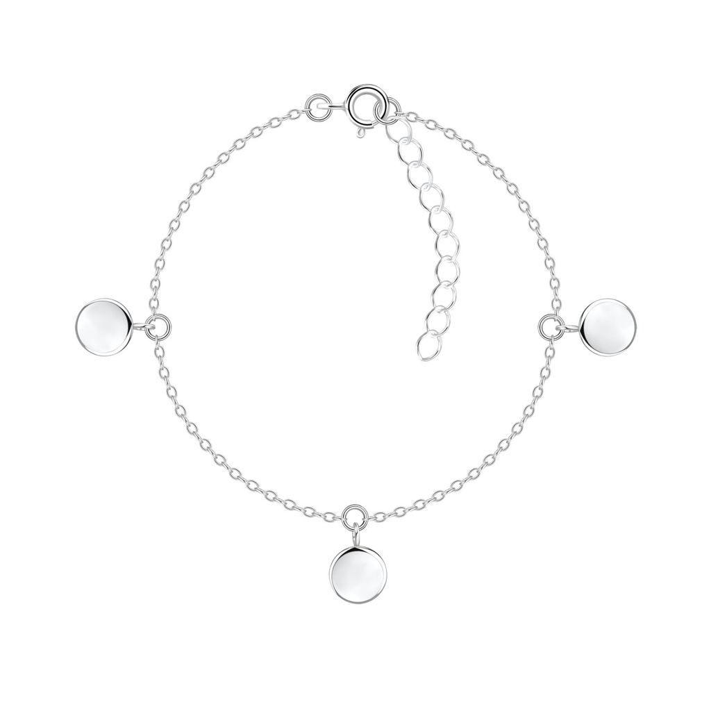Silver Round Bracelet
