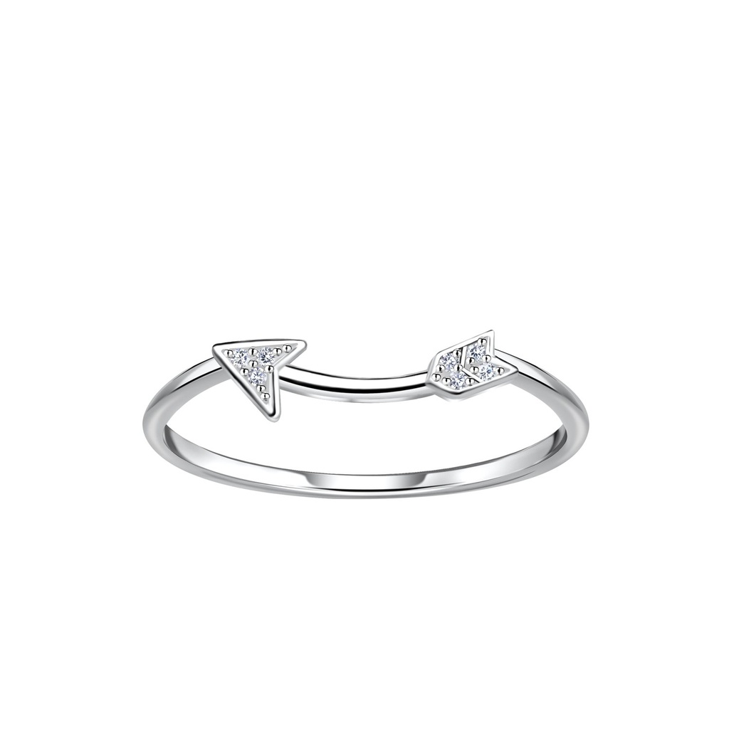[10035584] Bague flèche en argent (EU 52 / US 6)