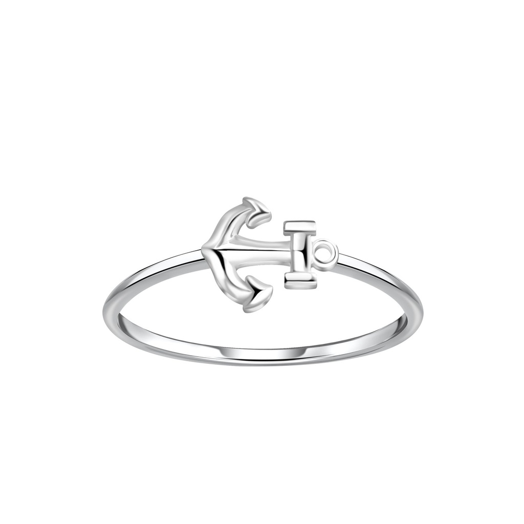 [10035524] Bague ancre en argent (EU 52 / US 6)