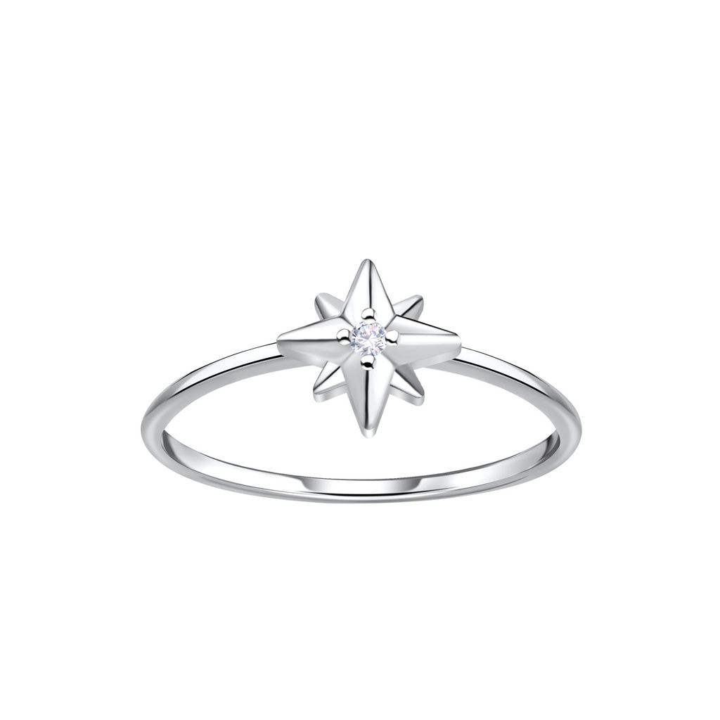 Silver Starburst Ring