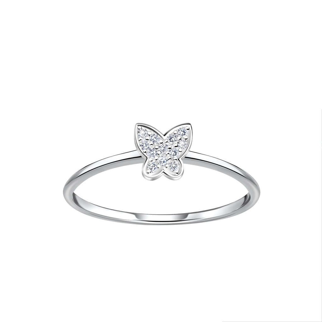 Silver Butterfly Ring