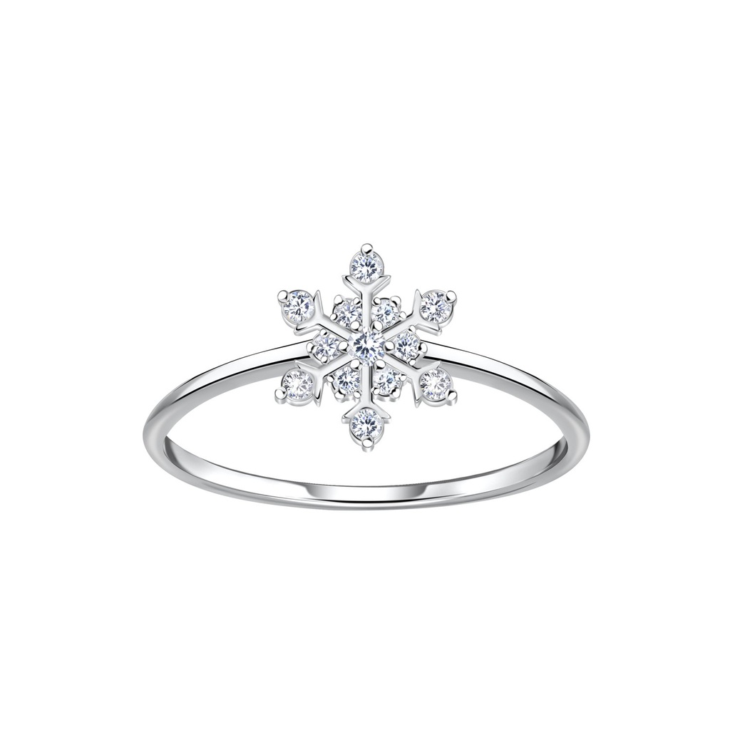 Silver Snowflake Ring