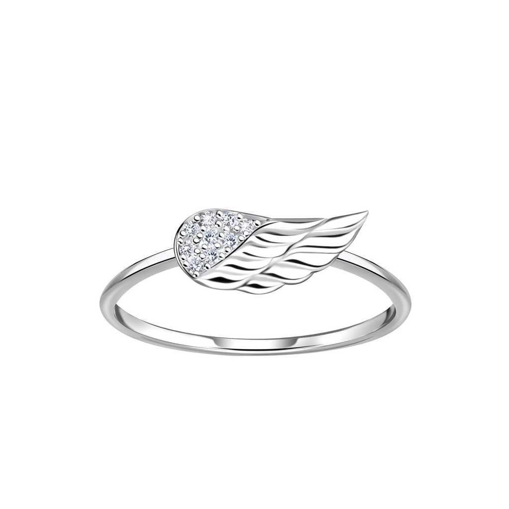 Bague aile en argent