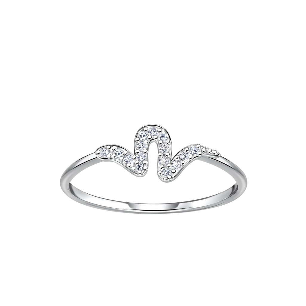 Bague serpent en argent